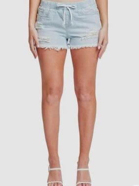 YMI Dream Authenic Distressed Denim Shorts - Womens Sz. S